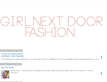 Tablet Screenshot of girlnextdoorfashion.net